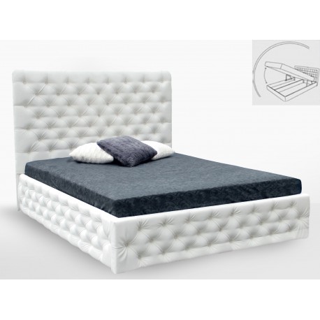 Мягкая кровать Дианора 1,6х2,0 Подъемная с каркасом